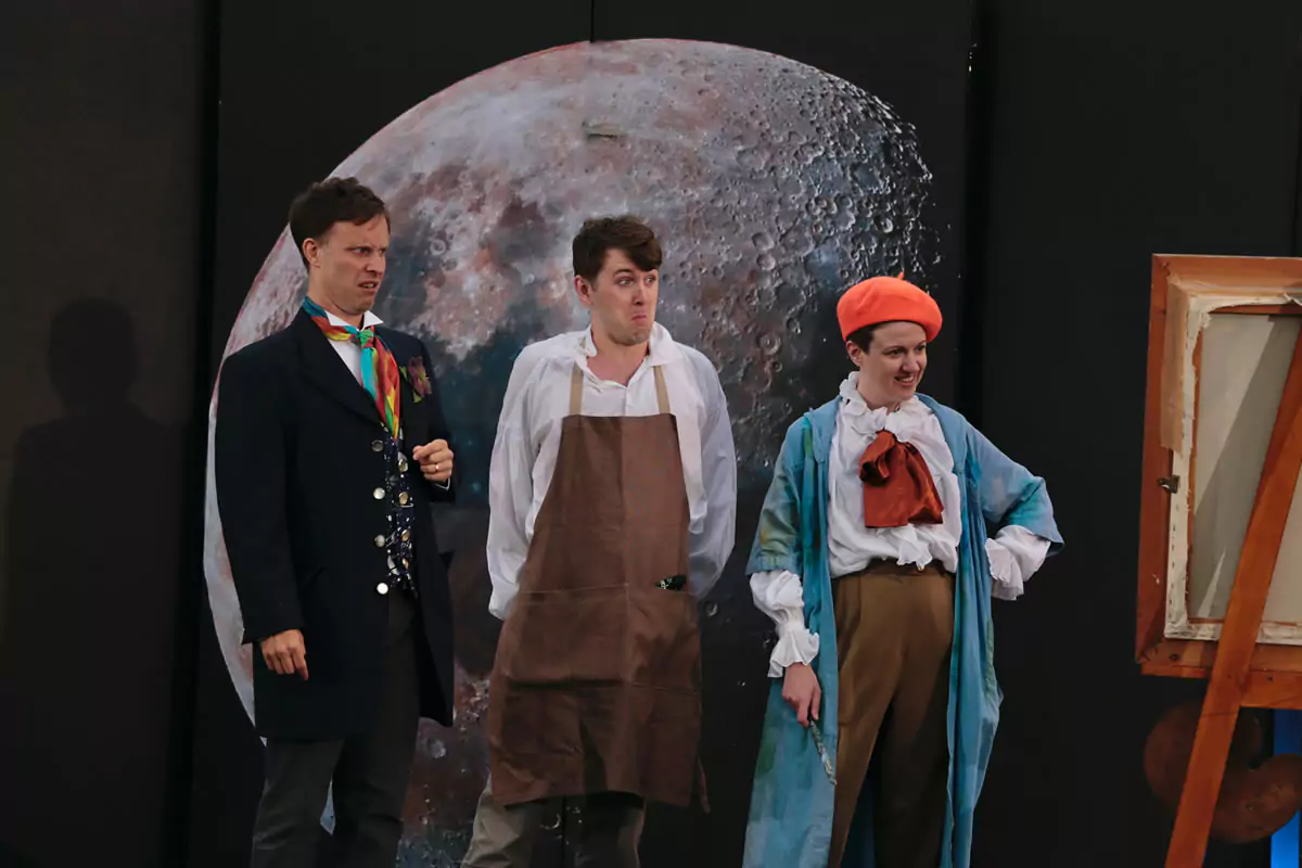 Ecclitico (Nathan Vale), Cecco (Sam Harris) & Ernesto (Catherine Backhouse)